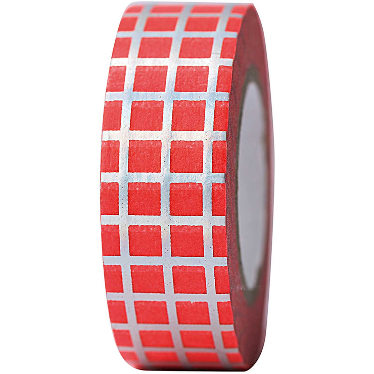 Masking tape - Rouge et argenté - Rico Design
