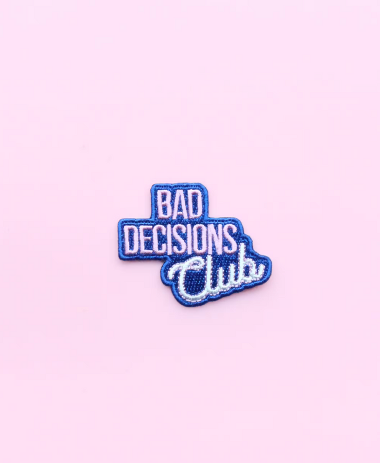 Patch Thermocollant Bad Decision Club Malicieuse