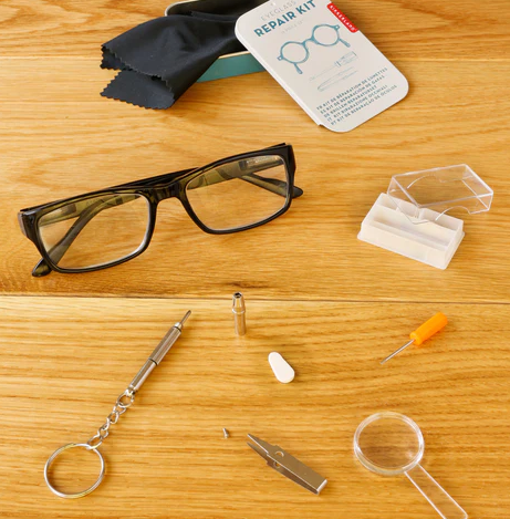 Kit de réparation de lunettes - Kikkerland