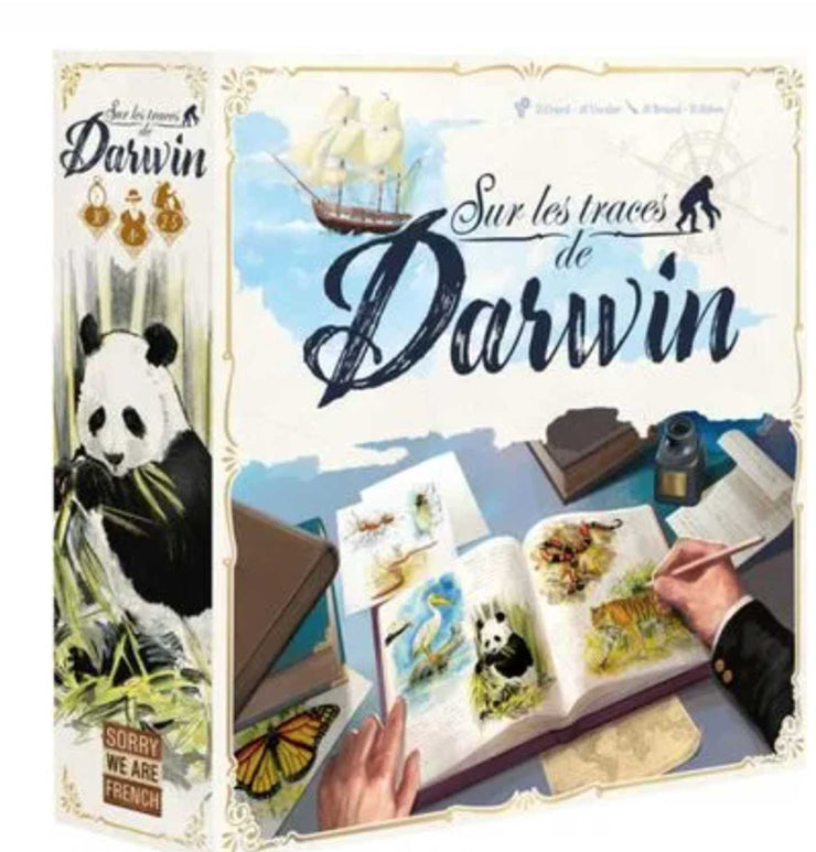 SUR LES TRACES DE DARWIN- Gigamic - Jeu de carte à partir de 8 ans