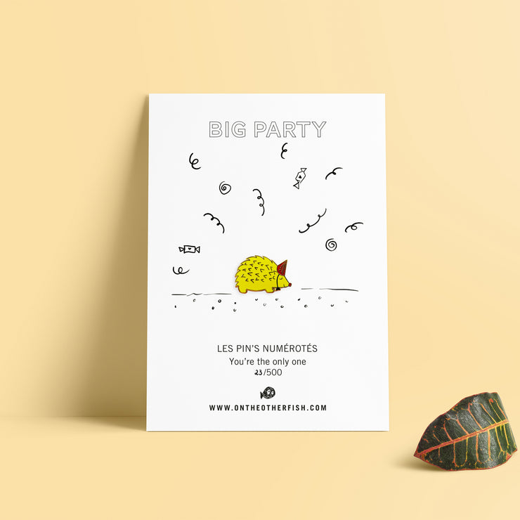 Pin's - Big Party - Hérisson