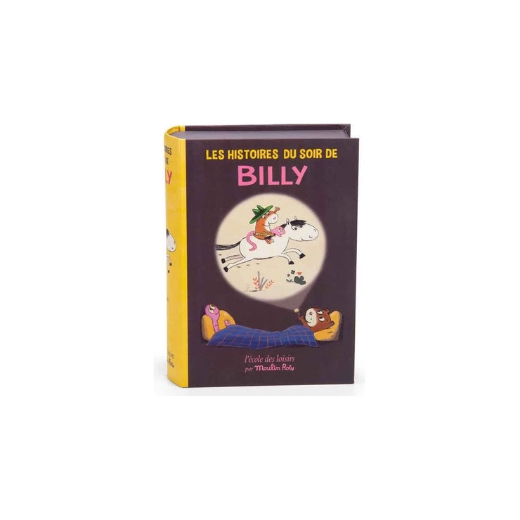 Lampe à histoires - livre Billy Ecole des loisirs - Moulin Roty