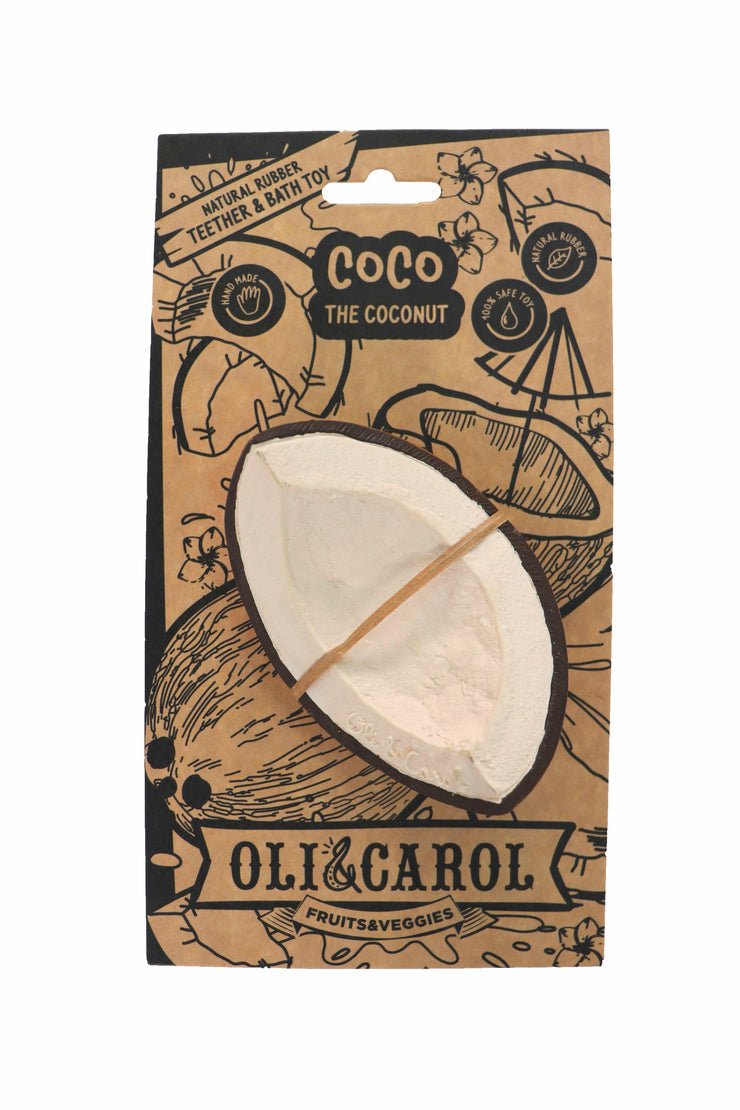 Coco la noix de coco - Jeu de dentition - Oli & Carol ®