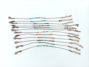 Bracelets miyuki sur chaine cuivre - Sao- Maï
