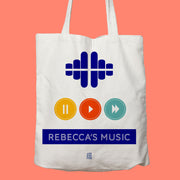 Voici un sac de la pour les petits musiciens en herbe. Inscrivez le nom souhaité et ajoutez au panier !