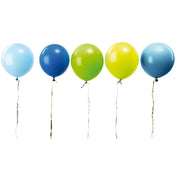 12 Ballons aqua mixtes - Rico Design