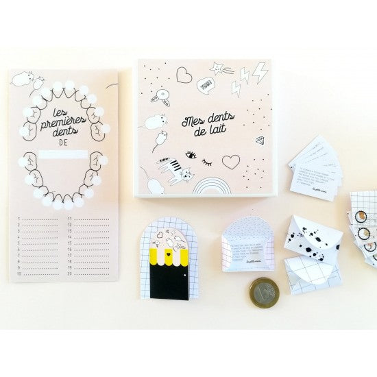 Kit  " Mes dents de lait " - Pamela Loops - Cadeau pour enfant 6 ans