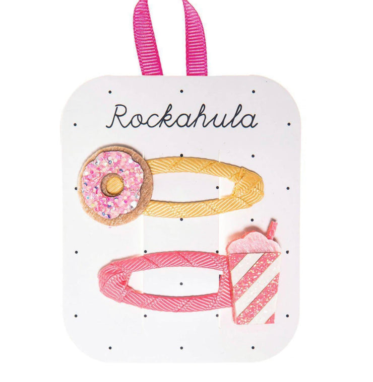 Pinces à cheveux - Donut et Milkshake - Rockahula