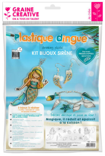 Kit plastique fou sirene - Perlou  - 7ans