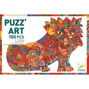 Puzz'art Lion - 150 pieces - Puzzle Djeco - Cadeau 6 ans