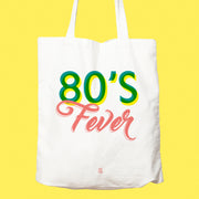 sac, tote bag, 80s, fever, nostalgie, couleur, année 80